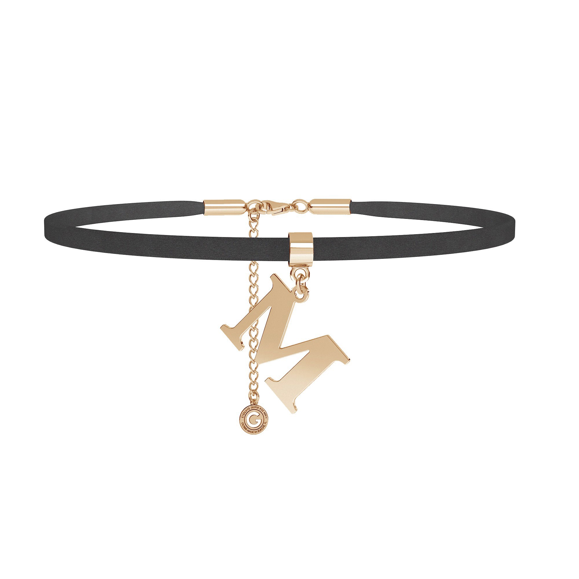 Choker dowolna litera,