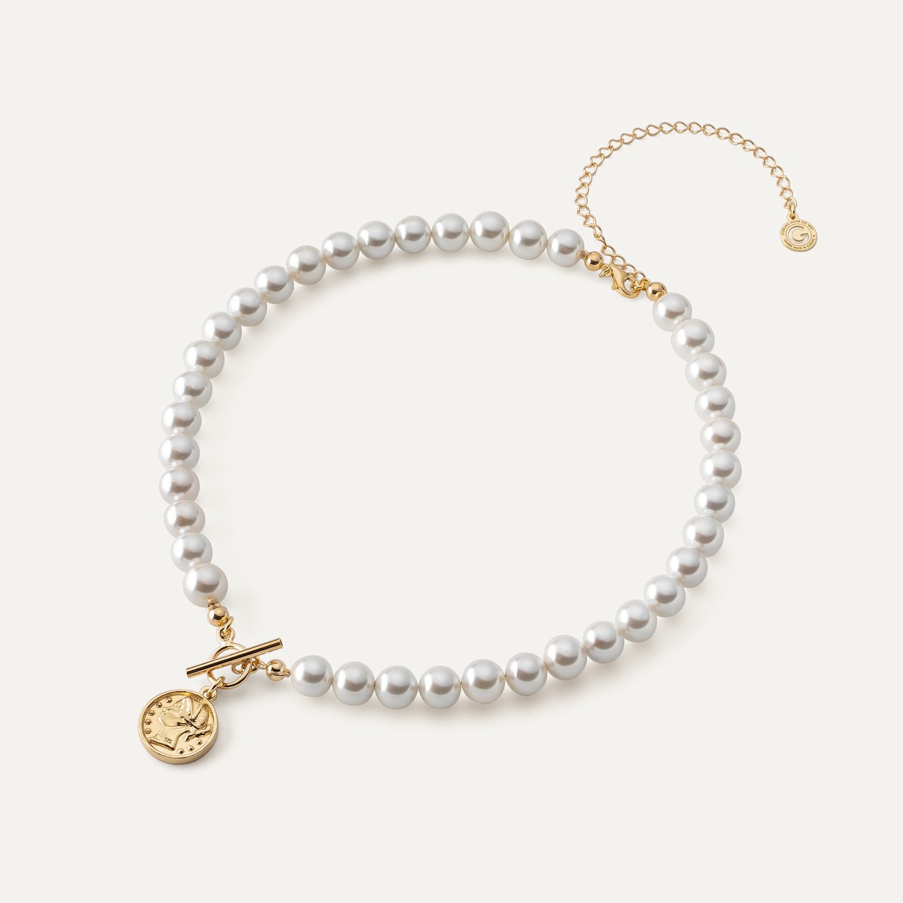 srebrny choker z zawieszką